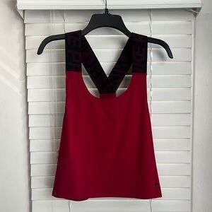 Worn Once Great Condition - Nike Dark Red Women’s Running Tank Cropped - Medium